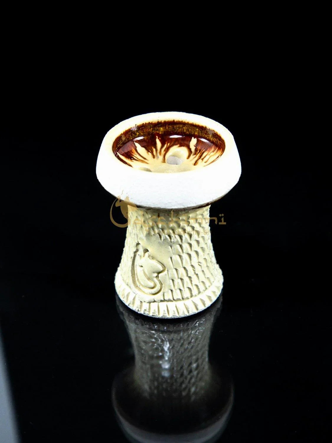 Dschinni Firebrick Nero Brown Bowl (not compatible with Seflex) - shishagear - UK Shisha Hookah Black Friday