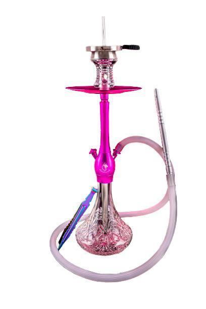 Dschinni Chucky Pink Crystal Shisha Set IV - shishagear - UK