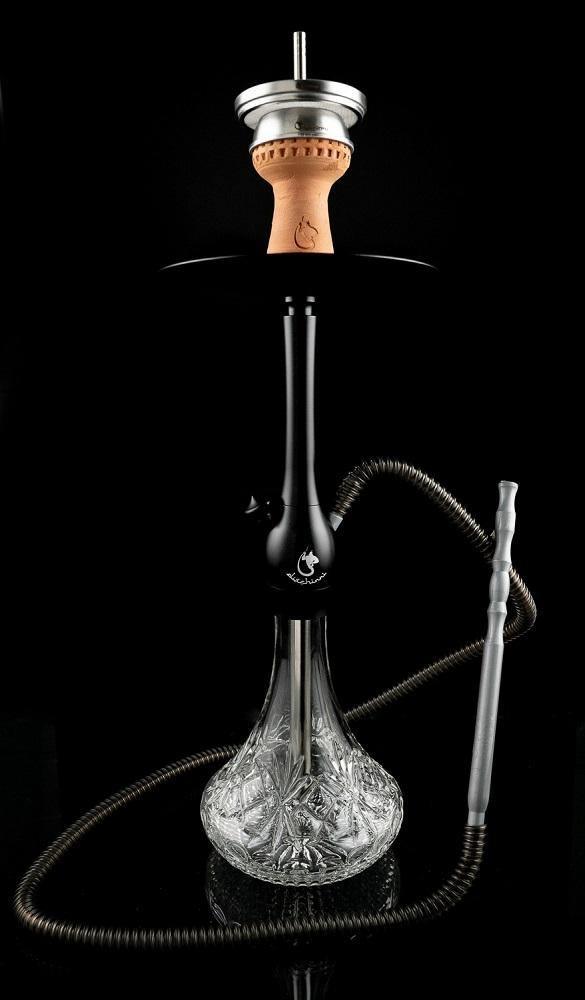 Dschinni Chucky Black Crystal Hookah Set - shishagear - UK Shisha Hookah Black Friday