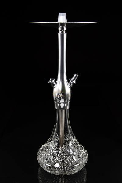 Dschinni Chucky Crystal Silver Hookah - shishagear - UK Shisha Hookah Black Friday