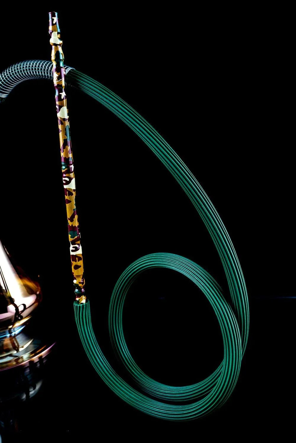 Dschinni Hokus Pokus Soldier Tan Earth Hose Set - shishagear - UK Shisha Hookah Black Friday