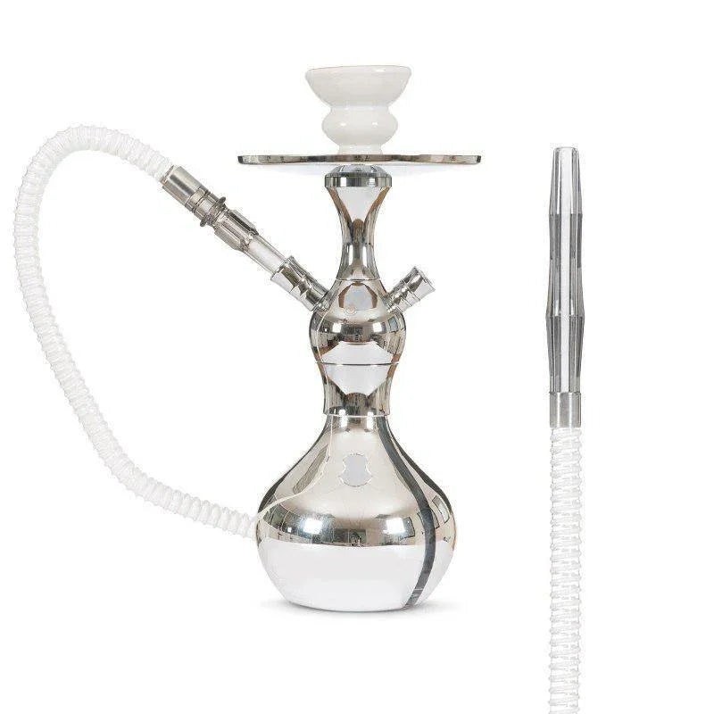 El-Badia C1 Hookah - Silver Chrome - shishagear - UK