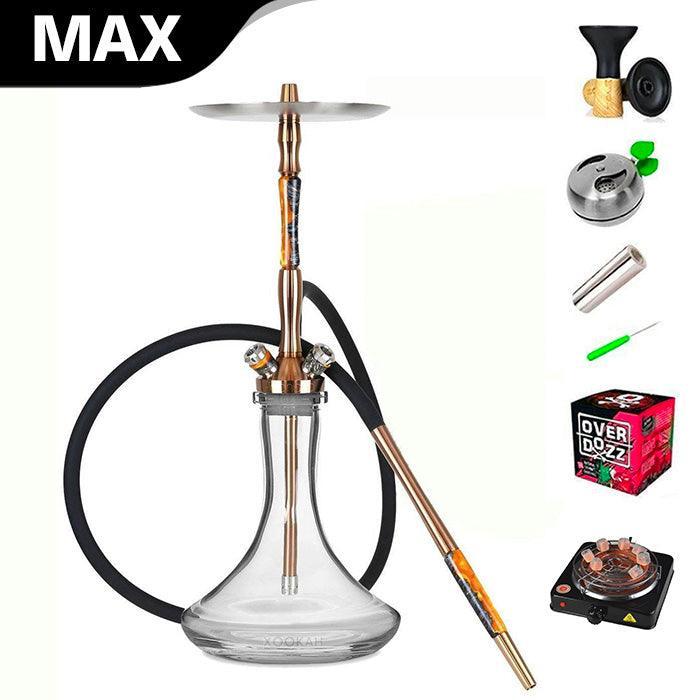 Union Hookah Fibonacci PVD Bronze SET - shishagear - UK Shisha Hookah Black Friday