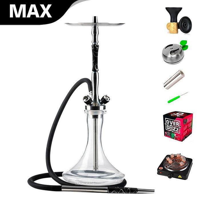 Union Hookah Fibonacci Shisha SET - Black - shishagear - UK Shisha Hookah Black Friday