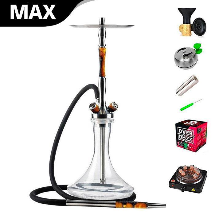 Union Hookah Fibonacci Shisha SET - Black/Gold - shishagear - UK Shisha Hookah Black Friday