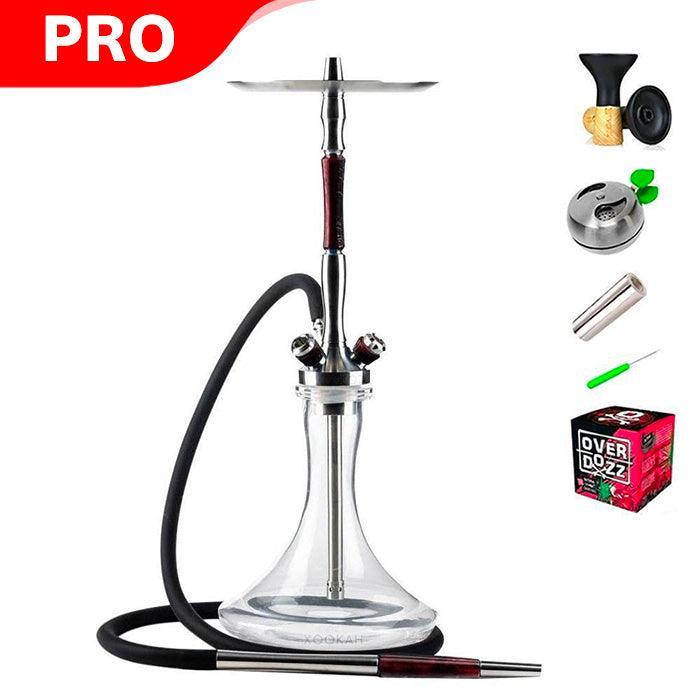 Union Hookah Fibonacci Shisha SET - Black/Red - shishagear - UK Shisha Hookah Black Friday