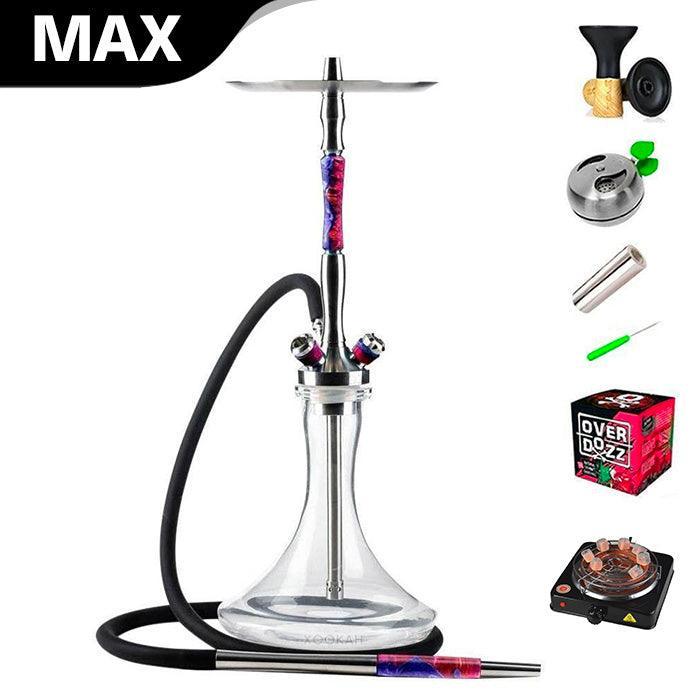 Union Hookah Fibonacci Shisha SET - Pink/Purple - shishagear - UK Shisha Hookah Black Friday