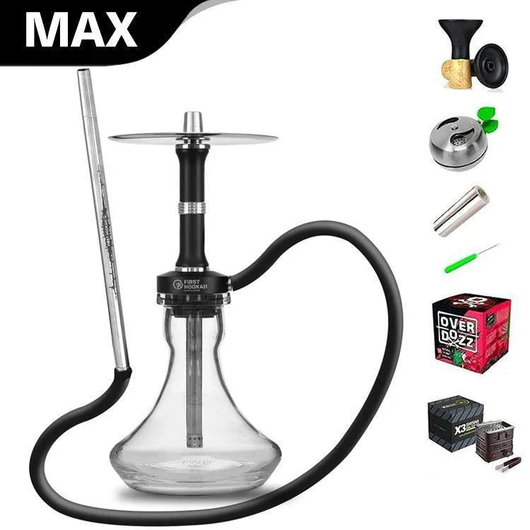 First Hookah Core Lite Mini Shisha Set - Black - shishagear - UK Shisha Hookah Black Friday