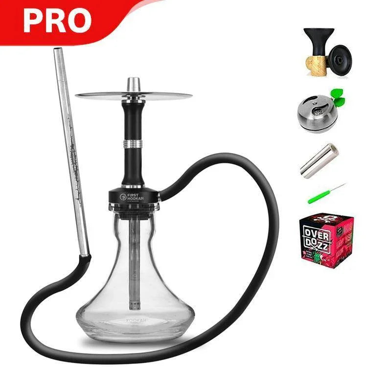First Hookah Core Lite Mini Shisha Set - Black - shishagear - UK Shisha Hookah Black Friday