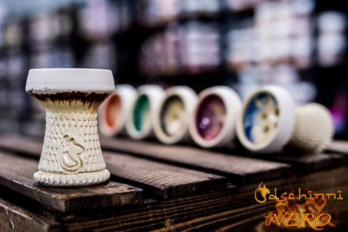 Dschinni Firebrick Bowl Nero Marron Vulcan Pro - shishagear - UK