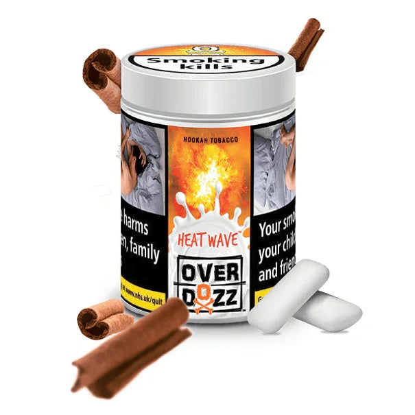 OverDozz Heat Wave (Arabian Cinnamin Gum &amp; Mint) Flavour - shishagear - UK Shisha Hookah Black Friday