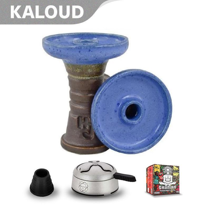 HJ Retro Harmony Hookah Bowl - Blue Stone - shishagear - UK Shisha Hookah Black Friday