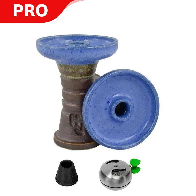 HJ Retro Harmony Hookah Bowl - Blue Stone - shishagear - UK Shisha Hookah Black Friday