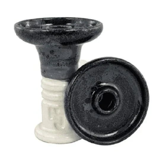 HJ Retro Harmony Hookah Bowl - Wet Ash Over White - shishagear - UK Shisha Hookah Black Friday