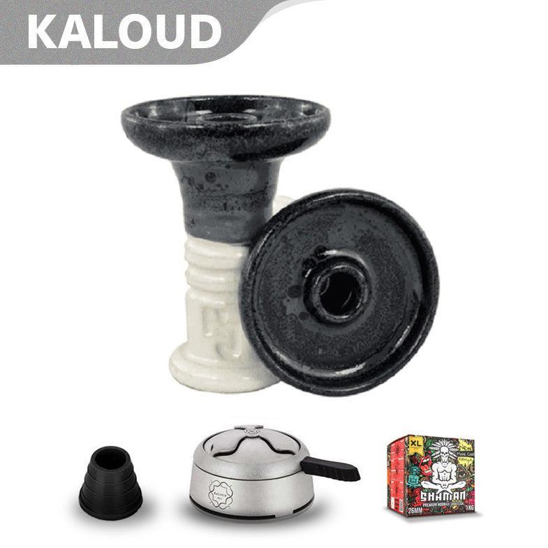 HJ Retro Harmony Hookah Bowl - Wet Ash Over White - shishagear - UK Shisha Hookah Black Friday