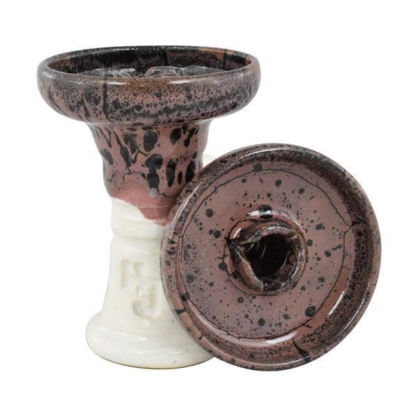 HJ Trimony Hookah Bowl - Blackberry Over White - shishagear - UK Shisha Hookah Black Friday