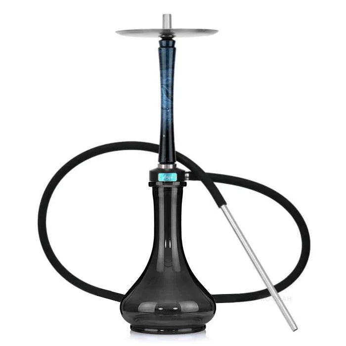 Ash Wood Hookah Haze Mist Shisha Set - Blue - shishagear - UK