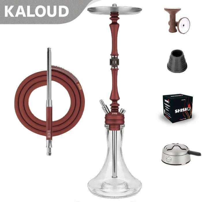 Hoob Mars Hookah - Wine Red