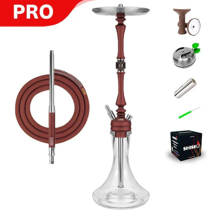 Hoob Mars Hookah - Wine Red