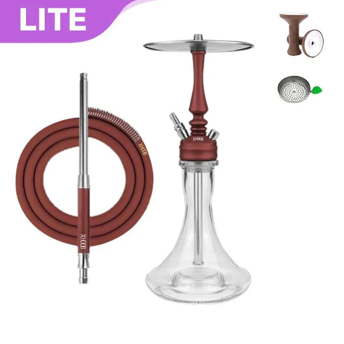 Hoob Mars Mini Hookah - Wine Red