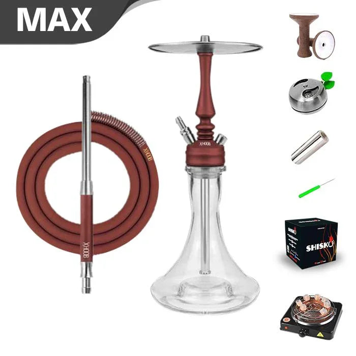 Hoob Mars Mini Shisha - Weinrot