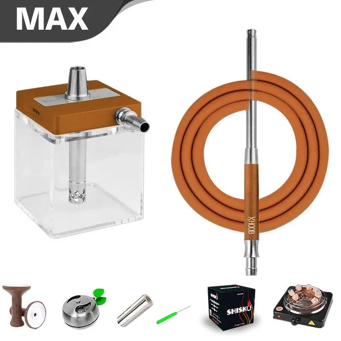 Hoob SubAtom Hookah C - Siena Orange