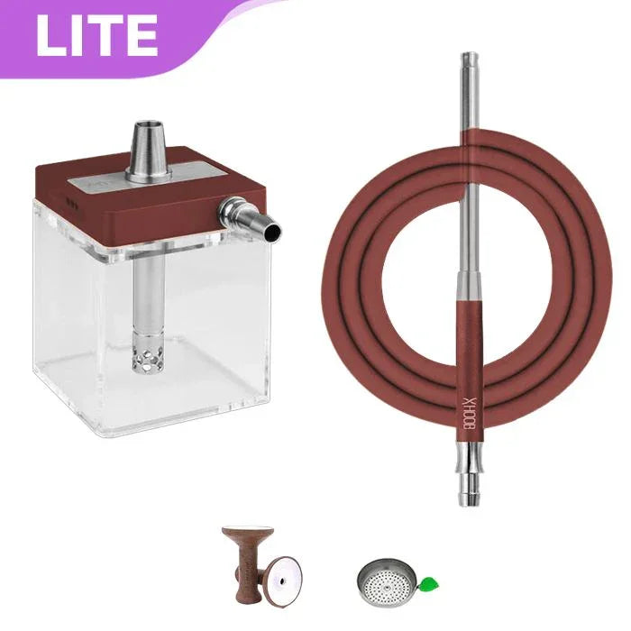 Hoob SubAtom Hookah C - Wine Red