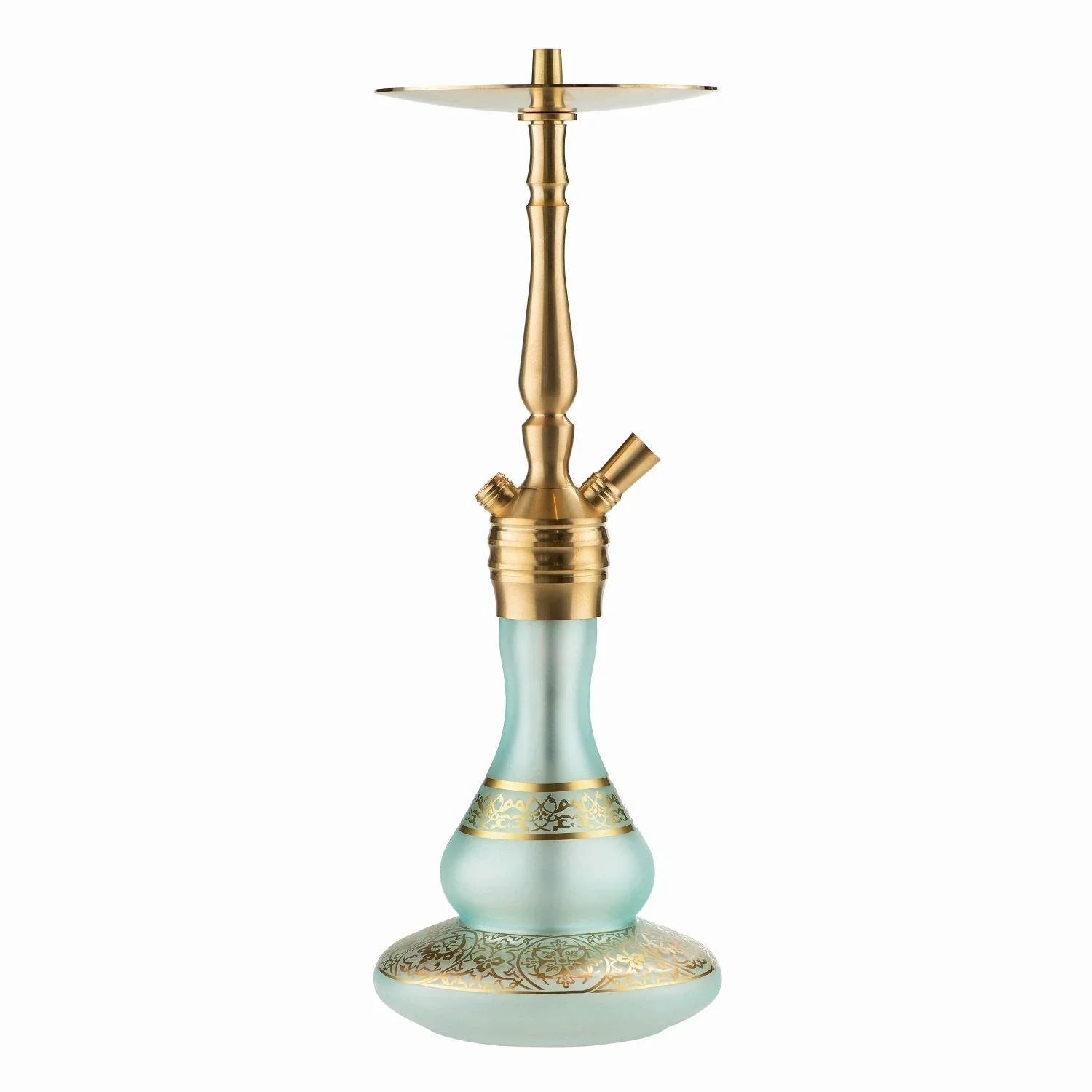 Hustla Big Brass Blue Klassik Hookah - shishagear - UK