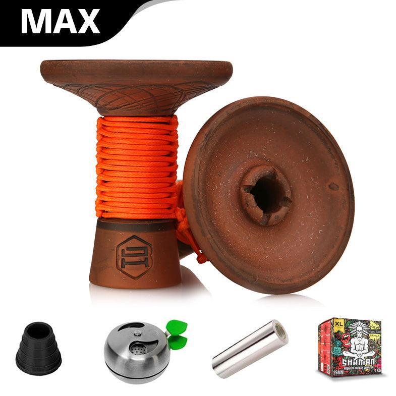 Japona Hookah Mummy Bowl - Orange - shishagear - UK Shisha Hookah Black Friday