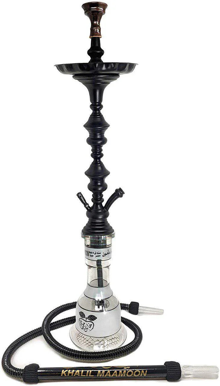 Khalil Mamoon Shareef Hookah Set - Black - shishagear - UK Shisha Hookah Black Friday