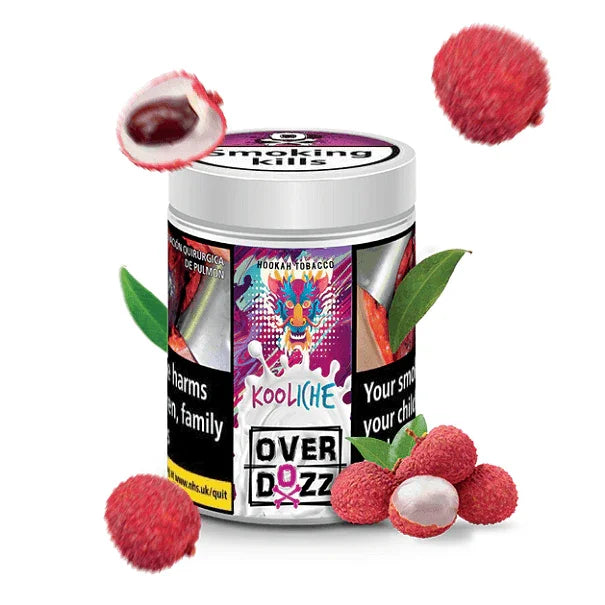 OverDozz Kooliche (Lychee, Mint and A Mysterious) Flavour - shishagear - UK Shisha Hookah Black Friday