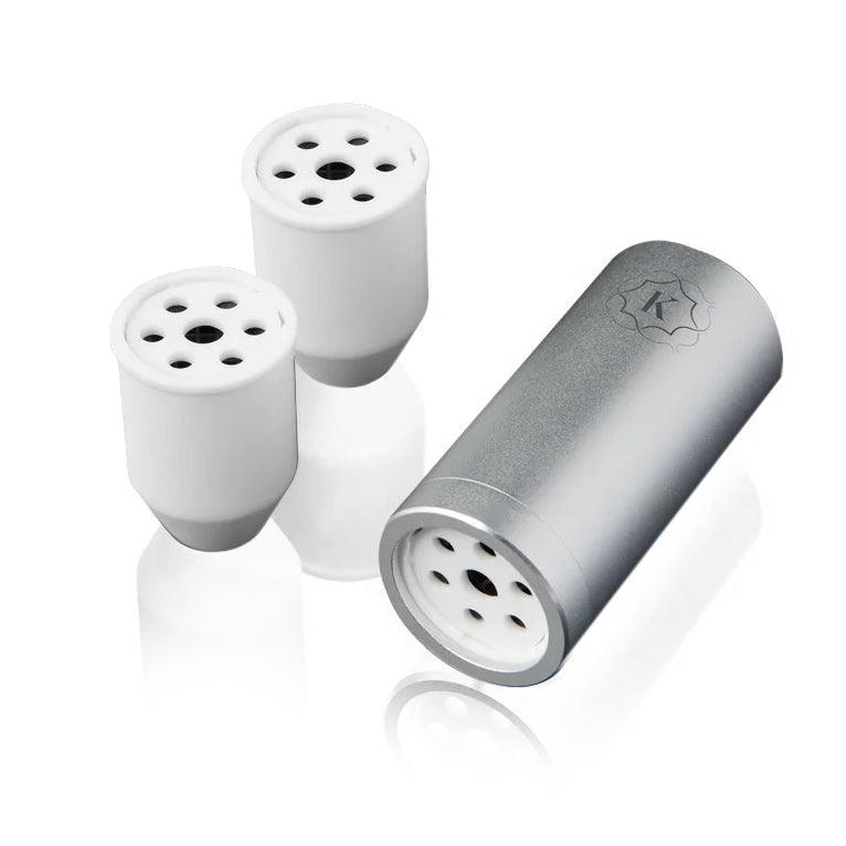 Kaloud Ayara Hookah Carbon Filter Large Adapter (Silver) - shishagear - UK Shisha Hookah Black Friday