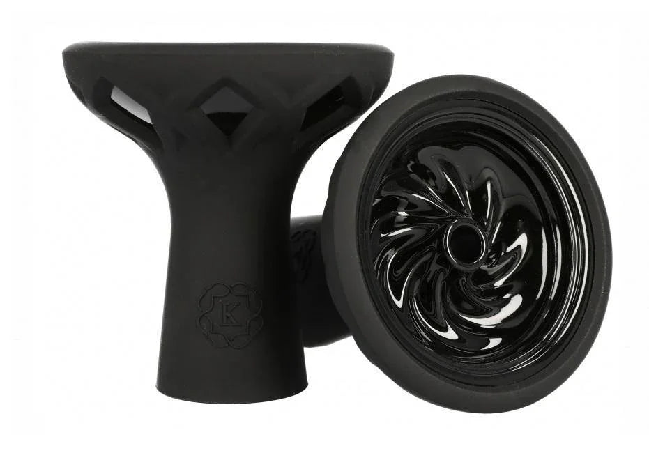 Kaloud Samsaris Lapis Black Ceramic Hybrid Bowl for Lotus 1 &amp; 1+ - shishagear - UK