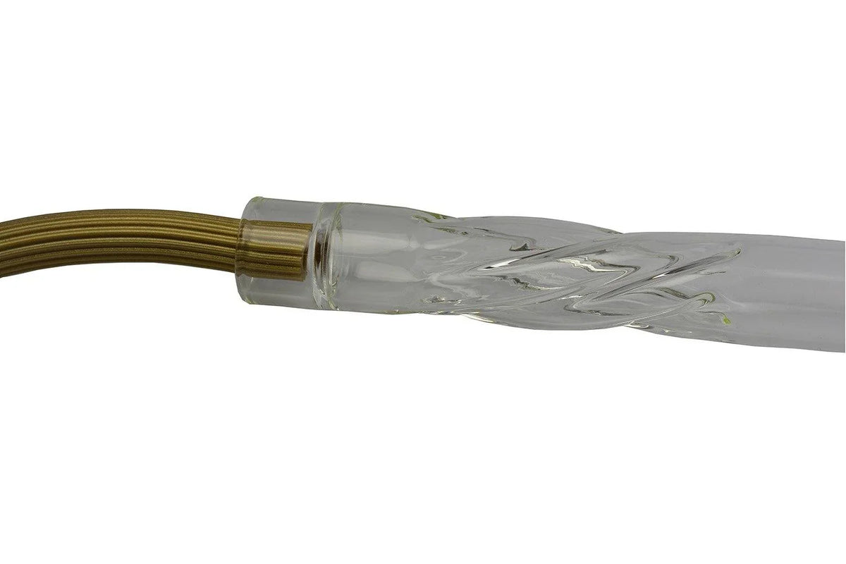 Dschinni Cobra Glass Hose Tip Clear Mouthpiece - shishagear - UK Shisha Hookah Black Friday