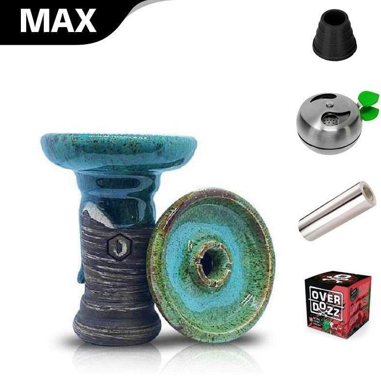 Kolos Romerica Phunnel Bowl - Green Bluez (117) - shishagear - UK