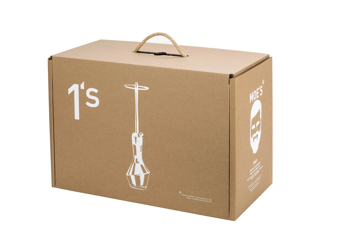 Moe’s Shisha ONES S Aluminium Anthrazit matt - shishagear - UK