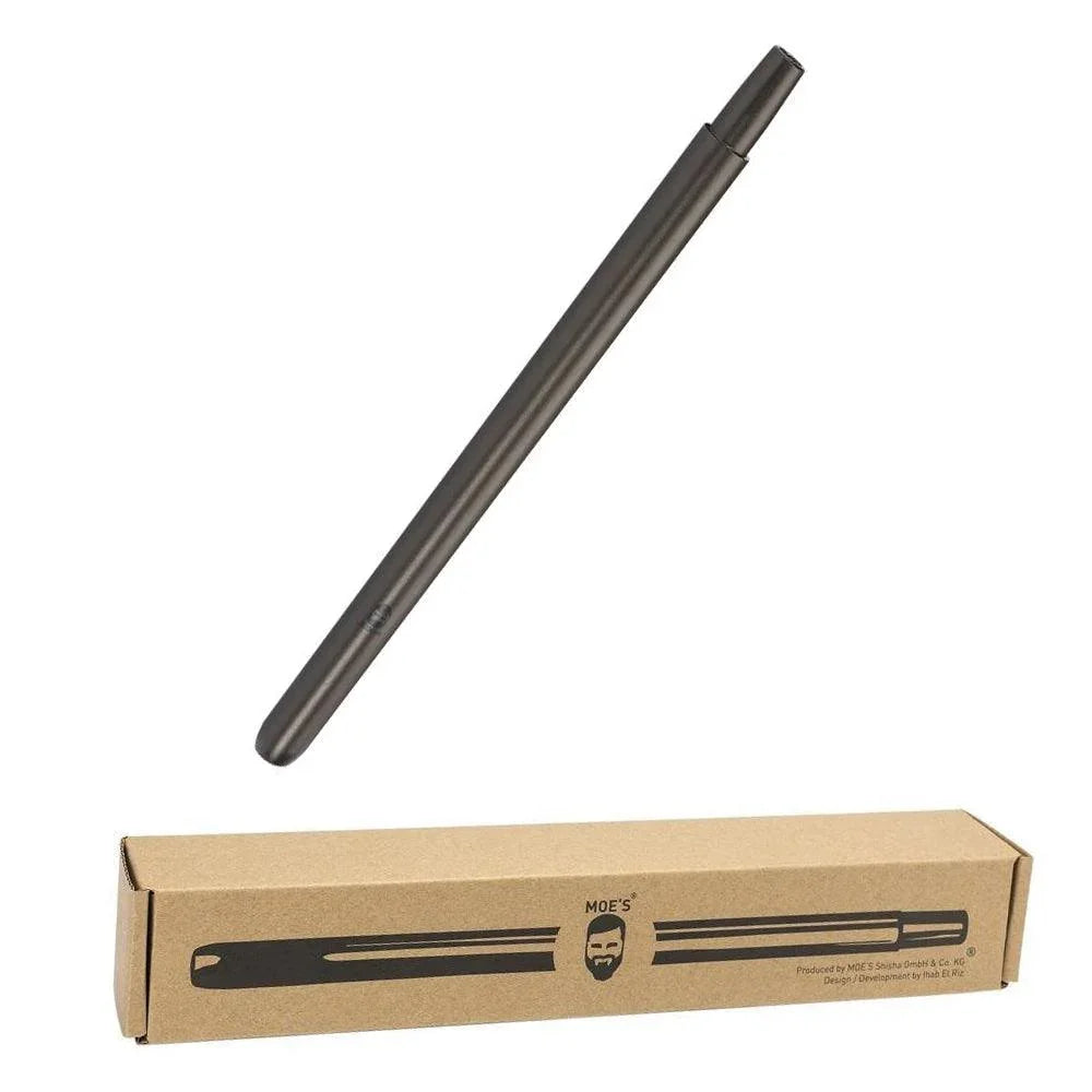MOE&#39;S WANTED Anthracite Matt Mouthpiece - shishagear - UK Shisha Hookah