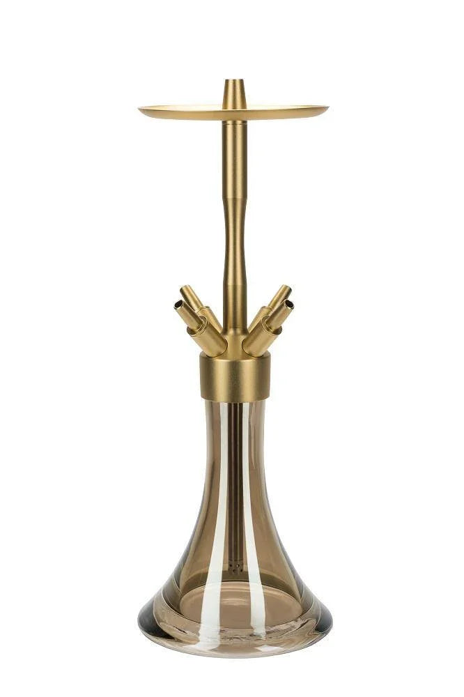 MOE'S WANTED M1 Aluminium Gold Matt Hookah Set - shishagear - UK