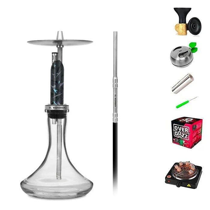 El Bomber Shisha mit Sockel - Maschine