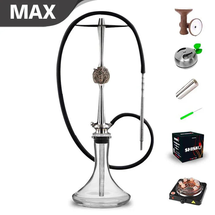 Maklaud X2 Gordi Shisha mit Sockel