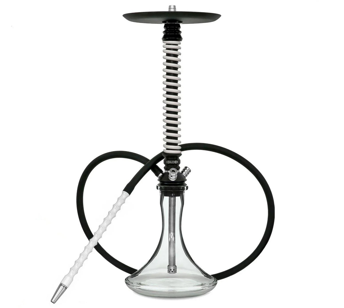 Mamay Customs Coilover Shisha - Black White - shishagear - UK