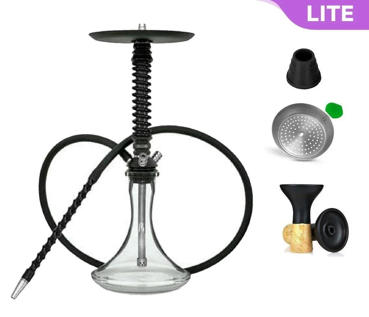 Mamay Customs Coilover Mini Black Shisha - shishagear - UK