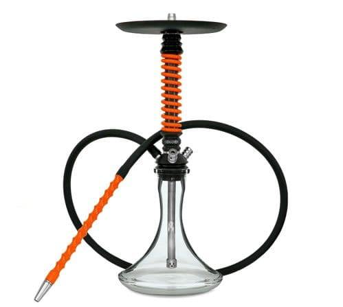 Mamay Customs Coilover Mini Black Orange Shisha - shishagear - UK