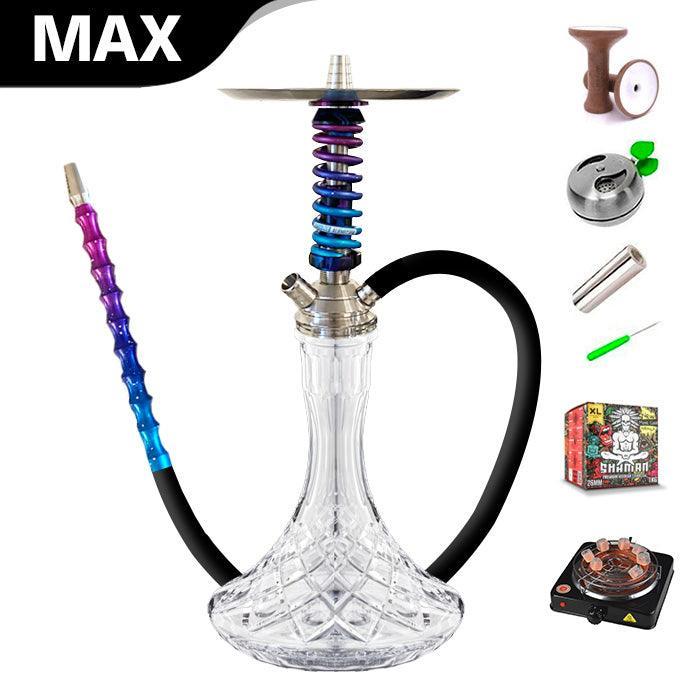 Mamay Customs X Long Micro Masterpiece - Steel Venom Space - shishagear - UK Shisha Hookah Black Friday