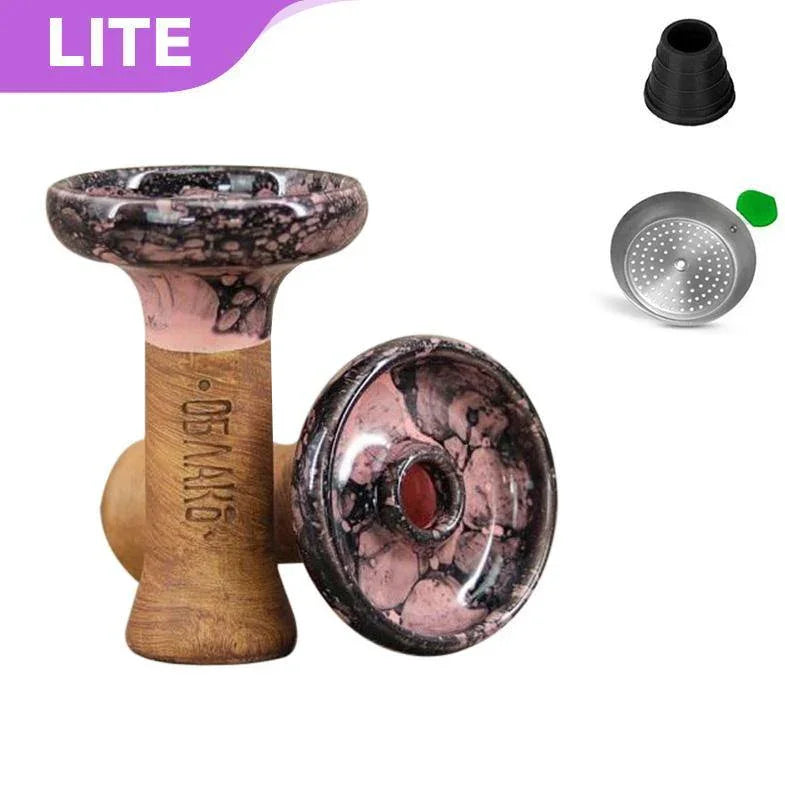Oblako Phunnel L Bowl - Marble Pink Black (56) - shishagear - UK