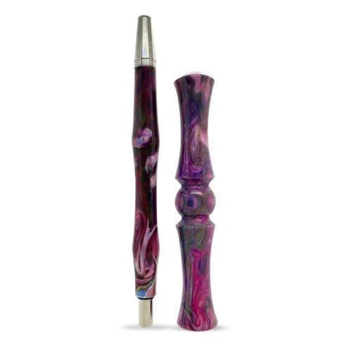 Marowood Matt Pear Simple M Sleeve &amp; Mouthpiece Set - Crazy Epoxy - shishagear - UK
