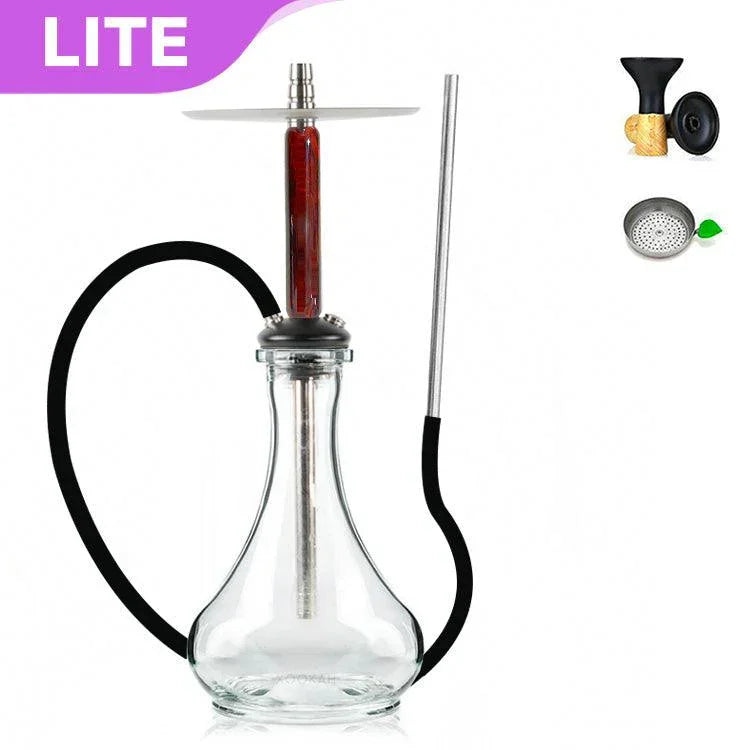 Marowood Stick Hookah With Base Set - Red Resin - shishagear - UK Shisha Hookah Black Friday