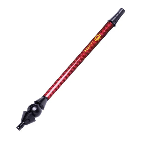 Mason Shishaware Tymber War Black with Red Carbon Weave Tube Set - shishagear - UK Shisha Hookah