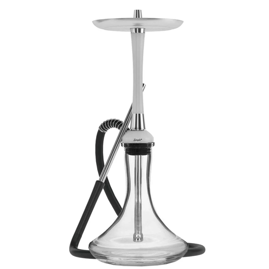 MattPear Simple S Pro Slim Hookah - White - shishagear - UK Shisha Hookah Black Friday