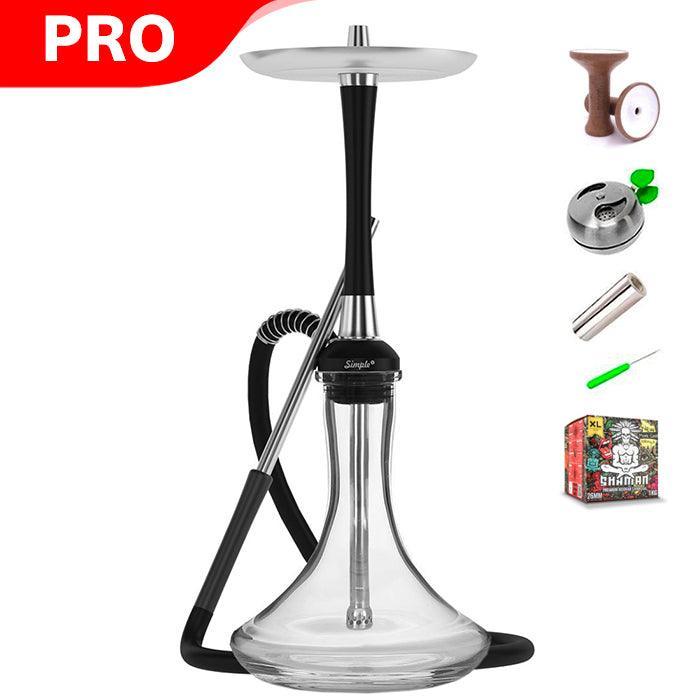 MattPear Simple S Pro Slim Hookah - Black - shishagear - UK Shisha Hookah Black Friday